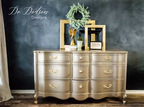 metallic gold paint for furniture